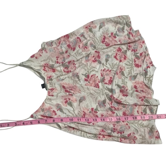 American Eagle Outfitters Pink and Cream Floral Camisole - Picture 10 of 10